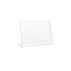 VITAdisplays DIN A4 /format paysage/table stand/L-stand/stand affiche/stand publicitaire/incliné, en PLEXIGLAS original
