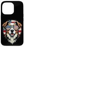 Drapeau américain Vintage pour Chien Coque pour iPhone 13 Pro