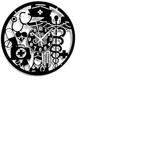 Instant Karma Clocks | Horloge Murale Infirmi&egrave;re | Id&eacute;e Cadeau pour Infirmi&egrave;re | M&eacute;decin | Cabinet m&eacute;dical | Pens&eacute;e Originale