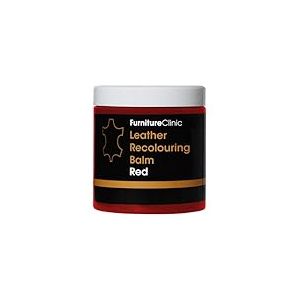 Furniture Clinic Baume de Recoloration du Cuir Rouge Cr&egrave;me pour Restaurer la Couleur et Nourrir Le Cuir D&eacute;lav&eacute;, Us&eacute; ou Ray&eacute; sur Canap&eacute;, Meuble, Si&egrave;ge Auto, Chaussures, Sac et Blouson. 16x Teintes