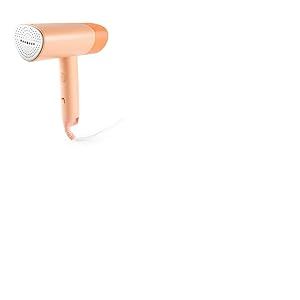DOMO DO7058S D&eacute;froisseur Vapeur Portable pour v&ecirc;tements - D&eacute;froisseur &agrave; Main Pliable &ndash; Pr&ecirc;t en 25 secondes &ndash; Vapeur 20 g/min &ndash; R&eacute;servoir d'eau 100 ml &ndash; 1300 Watt - Rose