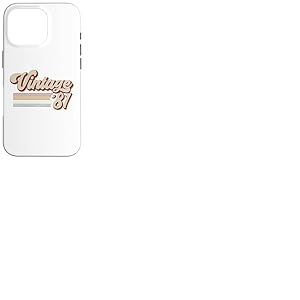 Vintage 1981 Retro Sunset Classic 45 Ans, 45e Anniversaire Coque pour iPhone 16 Pro