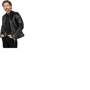 Schott - Blouson Schott en Cuir ref_jaj36064-noir - L