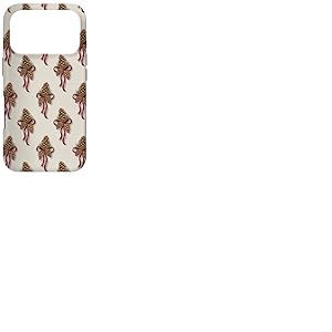 N&oelig;ud Pomme de pin avec Rubans pour No&euml;l Coque pour iPhone 17 Pro