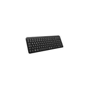 Logitech K250 Clavier Bluetooth avec pavé numérique, connectivité Facile, Clavier sans Fil Compact fabriqué en Plastique recyclé, résistant aux éclaboussures, Touches Confortables - Windows/macOS