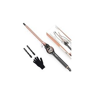 Boucleur a Cheveux 9mm BESTOPE PRO, Boucleur a Cheveux pour Petites Boucles, Multi-Temp&eacute;ratures S&eacute;lectionnables, Boucleur Prolong&eacute;, Fer a Boucler &agrave; Chauffage Rapide, Boucleur Avec Grand &Eacute;cran LCD