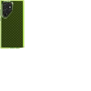 tech21 Evo Check Coque pour Samsung Galaxy S23 Ultra - Vert Citron - 4,9 m - Protection Contre Les Chutes - R&eacute;sistante aux Chocs et aux Rayures