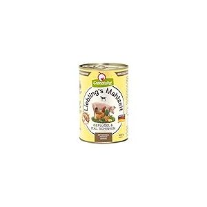 Liebling's Essen Lot de 6 boîtes de pâtée Humide Volaille et Jambon Italien 6 x 400 g