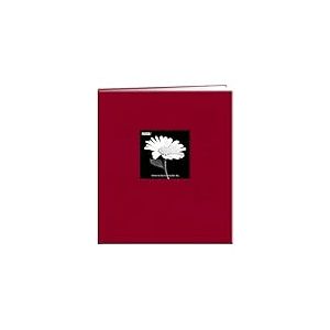 Pioneer Album Photo reli&eacute; avec fen&ecirc;tre 30,5 x 30,5 cm, Rouge, Rouge Pomme, 8.5 InchesX11 inches