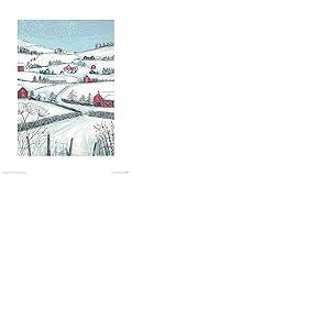 Janet Bell (Winter Hill 30 x 40 cm Toile Imprimée