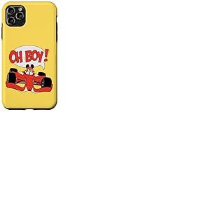 Disney Mickey Mouse Racing Team "Oh Boy!" Race Car Driver Coque pour iPhone 11 Pro Max
