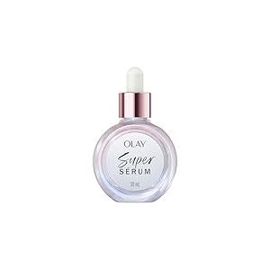 Olay Super Serum, Sérum Hydratant pour le Visage à la Vitamine C, Niacinamide, Peptide de Collagène, Soin Anti-Âge et Éclat, 30ml