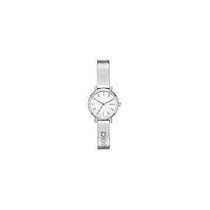 DKNY Montre pour femme Soho, mouvement &agrave; trois aiguilles, bo&icirc;tier en acier inoxydable argent&eacute; de 24 mm avec bracelet en acier inoxydable, NY2306