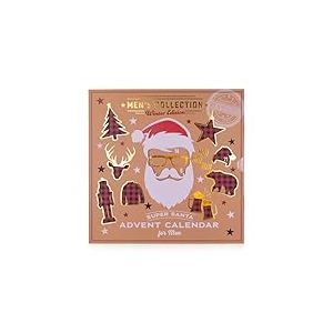 Accentra - Calendrier de l'Avent Cosmétique pour hommes avec 24 produits de soins Calendrier de Noël Soins avec lotion pour le corps, après-rasage, savon, gel douche, soins de la barbe, etc…