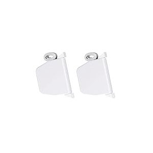 Schellenberg 50507 Enrouleur de sangle pour volet roulant, espacement des trous de vis 145 mm, Système Mini, avec sangle incluse de 14 mm x 5 m, Blanc (Lot de 2)