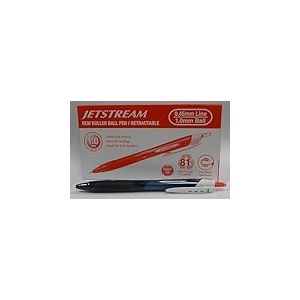 Uni-Ball Rollerball JetStream SXN-150E Rouge 1,0 mm Bo&icirc;te de 12 unit&eacute;s
