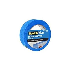 ScotchBlue Ruban de masquage multi-surfaces de qualité supérieure, 36 mm x 41 m, 1 rouleau/paquet – Scotch Ruban adhésif bleu pour peinture et décoration, intérieur et extérieur, adhère bien, 70%
