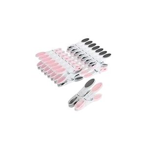 Romon Pince a Linge, Lot de 30 Epingle a Linge Pinces &agrave; Linge Exterieur, Pinces pour Corde &agrave; Linge, Multicolores Clips Ultra-Grip &Eacute;pingles &agrave; Linge Plastique pour Serviettes Underwears V&ecirc;tements