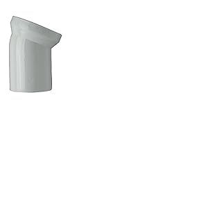 Cornat CKAB2200 Pipe coudée de WC, 22°, Blanc, Multicolore