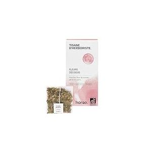Horae - Tisane de Fleurs des bois bio 15 sachets - Infusion de menthe, fleur de sureau, pin et bruy&egrave;re - Tisane d'herboristes produite en France