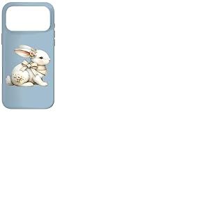 Illustration de Lapin Cottage Floral Coque pour iPhone 17 Pro Max