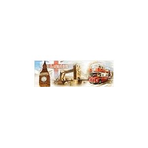 Pro-Art-Bilderpalette g5105e Tableau mural impression giclée Motif Londres 150 x 48 cm, multicolore, 150 x 48 cm