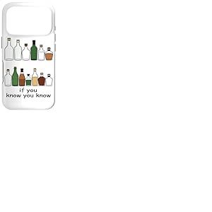 Vous Savez Connaissez Bouteille Humour Boire Coque pour iPhone 17 Pro