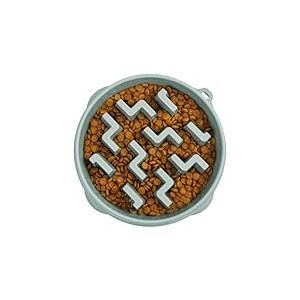 Outward Hound Gamelle Anti-glouton pour Chiens de Taille Moyenne &agrave; Grande, Anti-ballonnements, Aide &agrave; la Digestion, Peut contenir 1 Litre de Nourriture, antid&eacute;rapant, sans BPA, Taille L, Vert Sauge