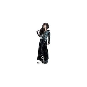 Star d&eacute;coupes &agrave; partir du Livres Officiel Harry Potter LifeSize Carton Bellatrix 163 cm de Hauteur, Multicolore, 163 x 55 x 163 cm