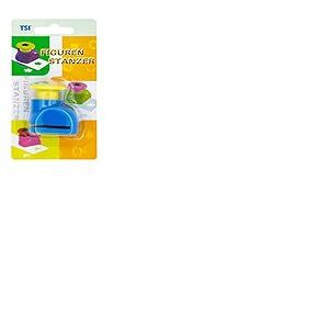 TSI Poinçon main - Dimensions : 4 x 3 x 4,5 cm - Diamètre de la perforation : environ 18 mm - Idéal pour le papier et le carton - Référence : 49658-U-1