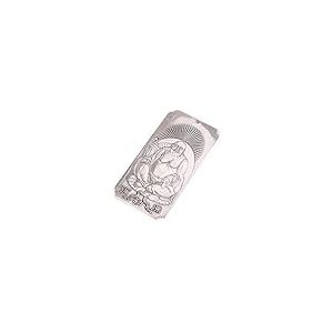 lachineuse - Talisman Bouddha Rieur - Feng Shui Chance & Bonheur - Talisman en Argent Tibétain 10 X 5,5 cm - Traditions Bouddhistes - Déco Zen Maison Bureau - Idée Cadeau Chine, Japon, Asie