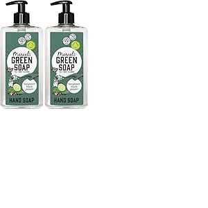 Marcel's Green Soap - Savon Pour les Mains Poivre Noir & Bergamote - Savon liquide - Vegan - 500 ml (Lot de 2)