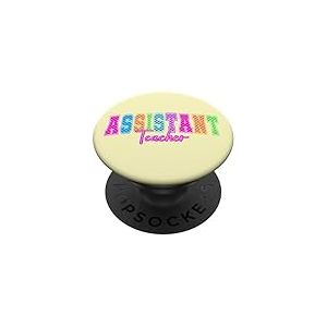 Motif damier arc-en-ciel pour la rentrée des classes PopSockets PopGrip Adhésif