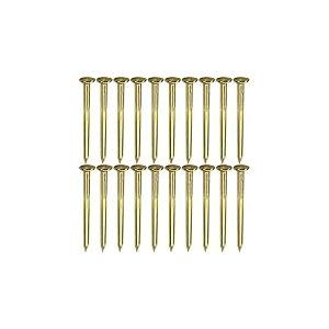 cyclingcolors 20x clou pointe en laiton doré tête ronde idéal meuble bois tableau chaise boule ancien vintage, 1.5x20mm