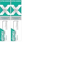 ELMEX - Brosse &agrave; dents Expert Pr&eacute;cision Sensitive - Nettoyage en profondeur et douceur des dents sensibles - Extra souple (Lot de 2)