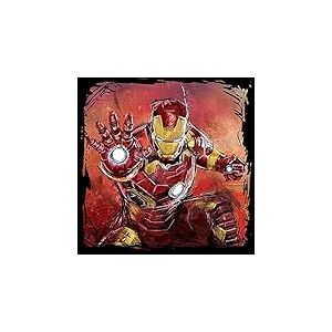 Pyramid International Avengers : L'Ère d'Ultron Iron Man Impression sur Toile, Coton, Multicolore, 3,20 x 40 x 40 cm
