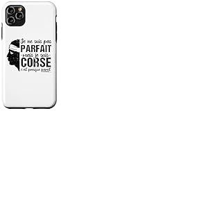 Je Ne suis Pas Parfait mais Corse Cadeau T&ecirc;te De Maure Coque pour iPhone 11 Pro Max