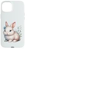 Illustration de Lapin Prairie Coque pour iPhone 15 Plus