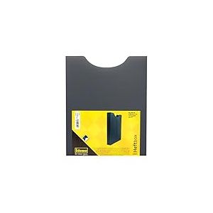 Idena 225163 - Boîte à classeurs pour DIN A4, format vertical, en PP, hauteur de remplissage 4 cm, noir, 1 pièce