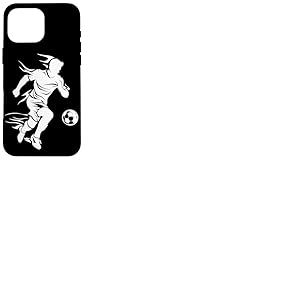 Joueur de football Dessin Football Coque pour iPhone 16 Pro Max
