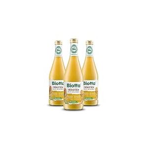 BIOTTA - Jus Petit D&eacute;jeuner - Jus d'orange, de raisin et pur&eacute;e de banane frais et 100% Bio - Riche en nutriments - 100% Vegan - 500ml - Lot de 3