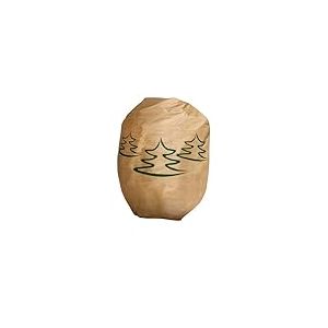 Windhager Toison de Protection hivernale en Polaire pour protéger Contre Le Froid et Le Gel Motif Sapin de Noël Beige Taille XXL 1,4 x 2 m 07007
