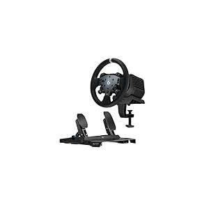 Logitech G RS50 System avec RS Pedals : Configuration de simulation de course en 4 &eacute;l&eacute;ments, base de volant RS50 Direct Drive 8 Nm, RS Wheel Hub, RS Round Wheel 28 cm et RS Pedals - Xbox/PC