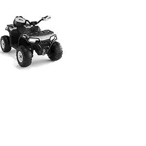 Garvee Quad &Eacute;lectrique Enfant 12V Tout-Terrain, ATV pour Enfants de 3 &agrave; 8 Ans, 2 Moteurs, T&eacute;l&eacute;commande Parentale, Suspension, LED, Musique, Bluetooth, USB, 95&times;56&times;55 cm
