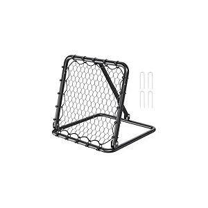 VEVOR Filet de Rebond de Football, 86,3 x 86,3 cm, rebondisseur pour entraînement Football Portable, Tube en Fer, Filet de But à Angles entièrement réglables, équipement pour Enfants et Tous âges