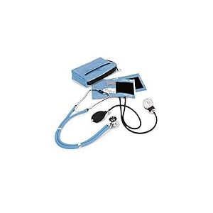 NCD Medical Sprague Stéthoscope avec Tensiomètre + Trousse Assortie Blue Ciel