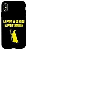 Le pape Léon Xiv dans la pomme de terre espagnole est aussi le pape péruvien Coque pour iPhone X/XS