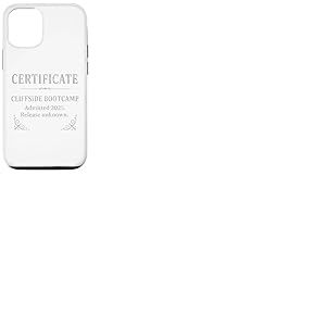 Certificat Cliffside Bootcamp &mdash; &Eacute;dition Party & Vegas 2025 Coque pour iPhone 12/12 Pro