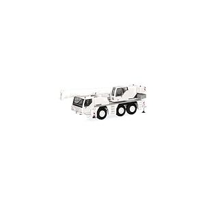 Herpa mod&egrave;le r&eacute;duit Camion Grue Mobile Liebherr LTM 1045 "Liebherr, Miniature &agrave; l&rsquo;&eacute;chelle 1:87, pi&egrave;ce de Collection, Made in Germany, Plastique, Blanc