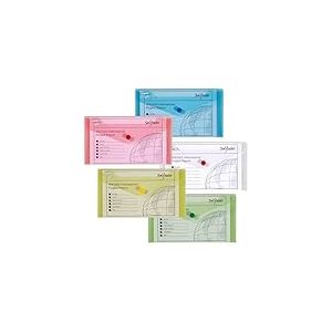 Snopake 10070 Polyfile DL Pochettes avec bouton-pression Classique Couleurs assorties (Lot de 5)